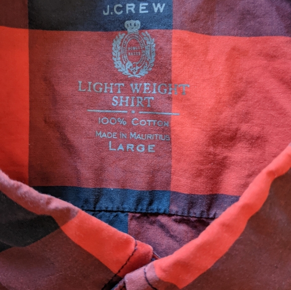 J Crew long sleeve plaid button up Large - Picture 3 of 4